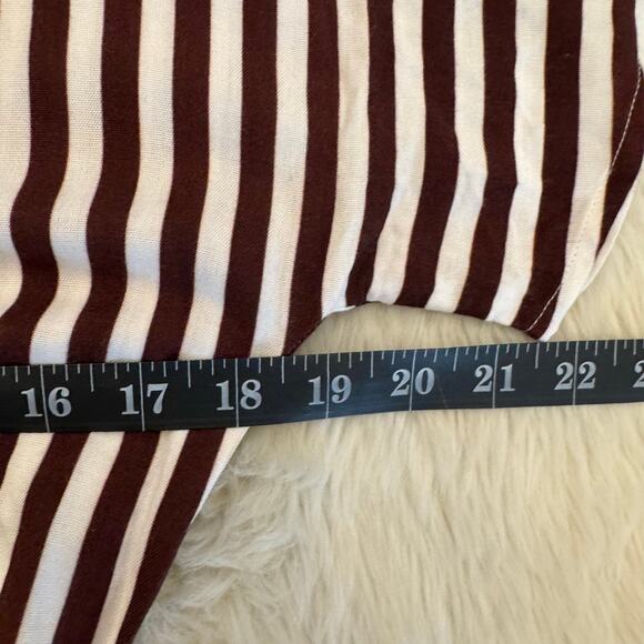 Jen's Pirate Booty Striped Open Back Maxi Dress Large - Picture 7 of 10